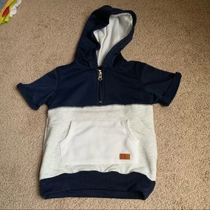 Seven7 Boys Navy Blue And White Sweet Shirt Size:2T
